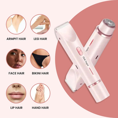 2 in 1 Women Body Shaver