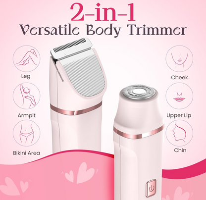 2 in 1 Women Body Shaver